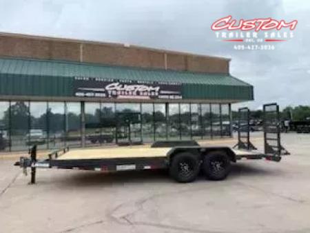 New #143649 2025 LAMAR H6 20 X 83 TANDEM AXLE 14K EQUIPMENT HAULER W/ STAND UP RAMPS