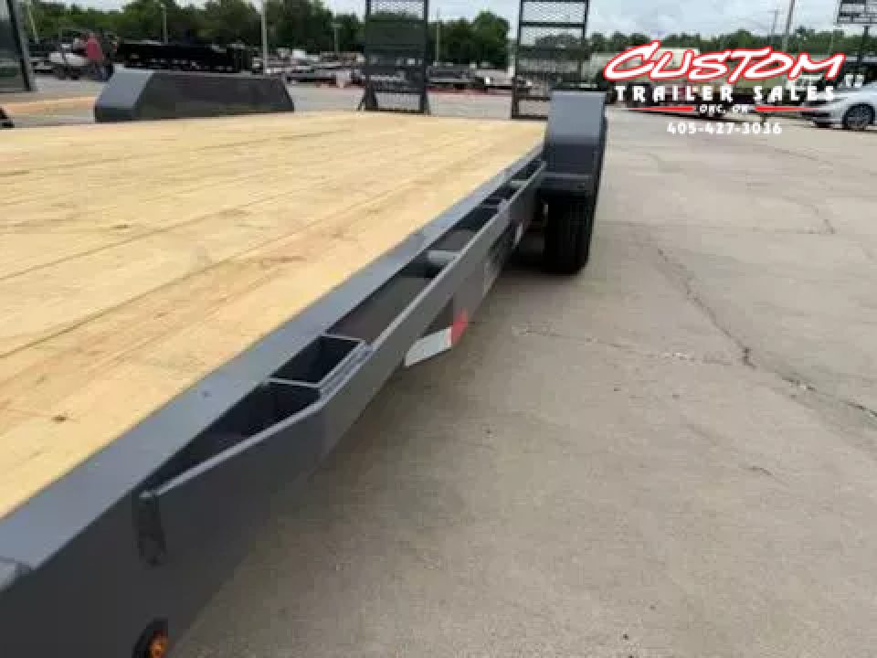 New #143650 2025 LAMAR H6 20 X 83 TANDEM AXLE 14K EQUIPMENT HAULER W/ STAND UP RAMPS
