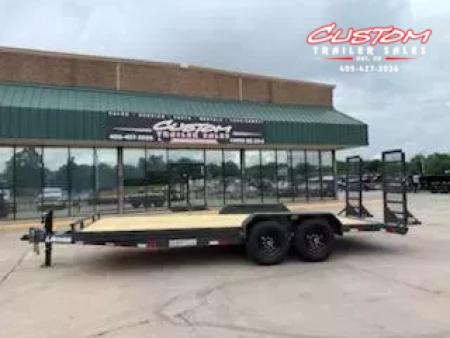 New #143650 2025 LAMAR H6 20 X 83 TANDEM AXLE 14K EQUIPMENT HAULER W/ STAND UP RAMPS