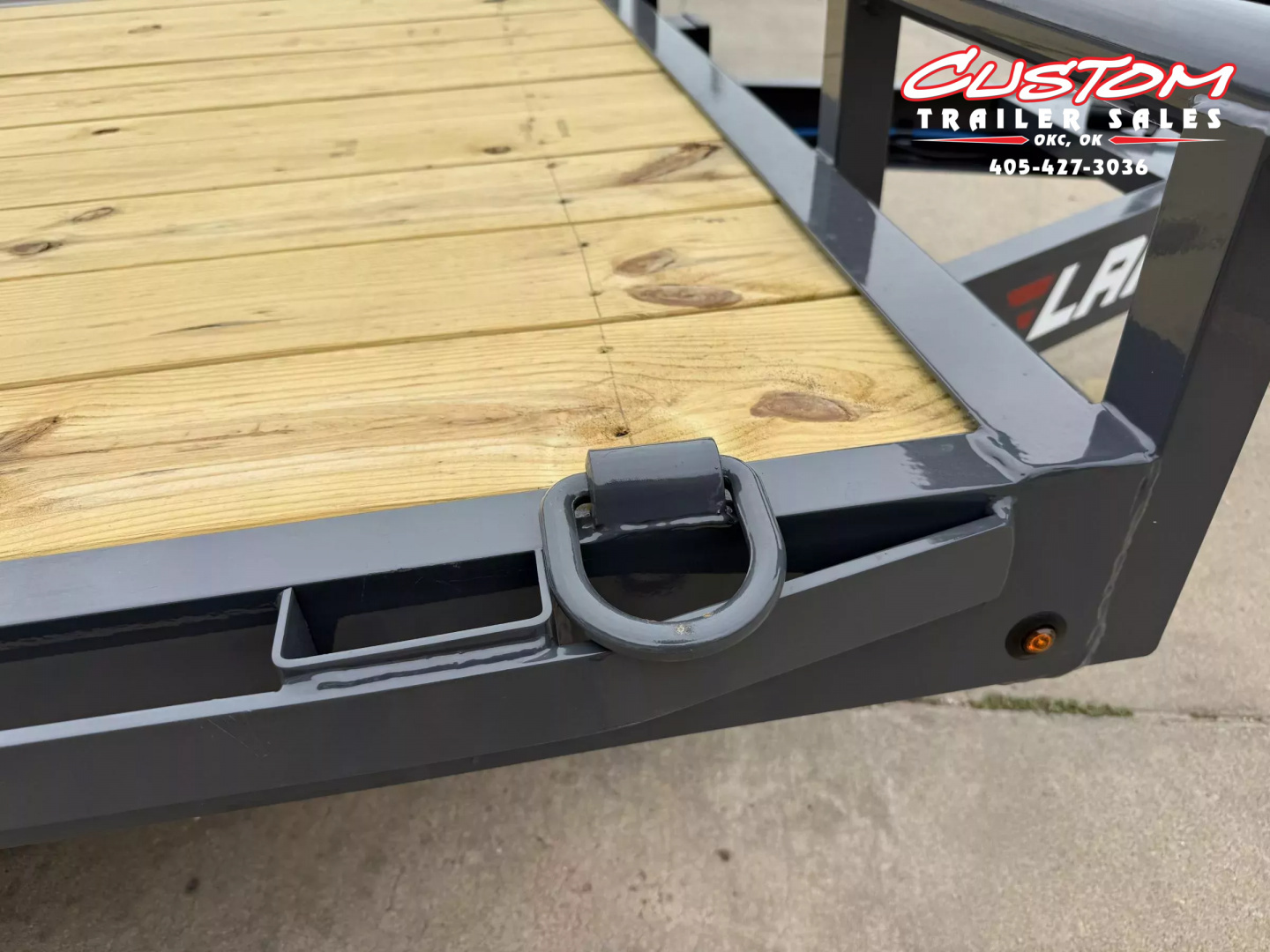 New #143696 2025 LAMAR TD 22 X 83 TANDEM AXLE 14K EQUIPMENT TILT TRAILER