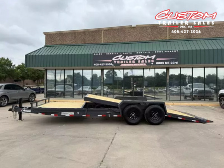 New #143696 2025 LAMAR TD 22 X 83 TANDEM AXLE 14K EQUIPMENT TILT TRAILER