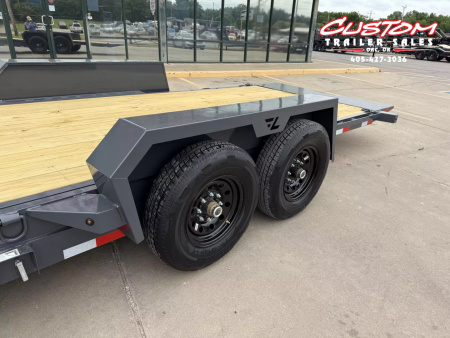 New #143696 2025 LAMAR TD 22 X 83 TANDEM AXLE 14K EQUIPMENT TILT TRAILER