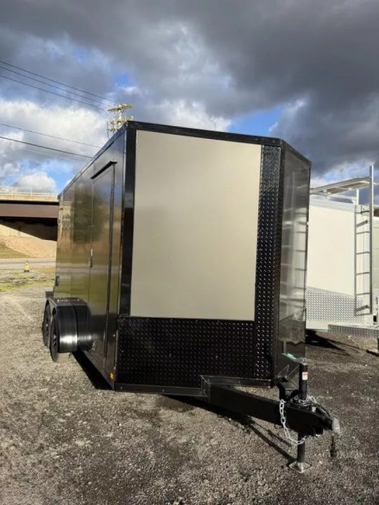 New 2026 Pace American 7X14 Enclosed Motorcycle Trailer