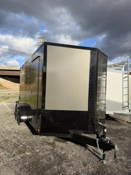 New 2026 Pace American 7X14 Enclosed Motorcycle Trailer