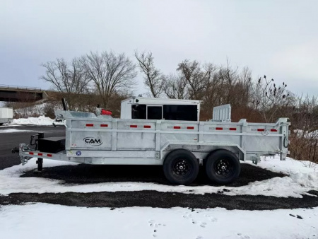 New 2026 Cam Superline Galvanized 7X16 Dump Trailer 14K