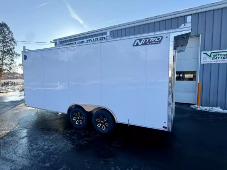 New 2026 Nitro SC 8.5X18 Contractor Enclosed Trailer