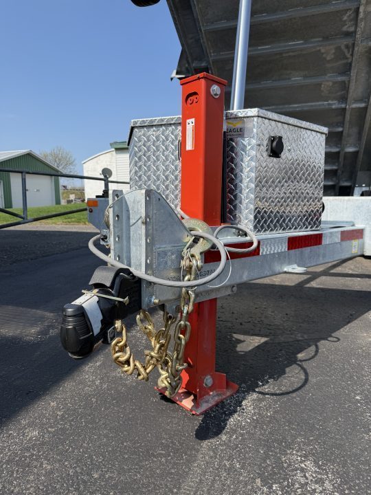 New 2026 N&N 7X16 Galvanized Tri-axle Dump Trailer 21K