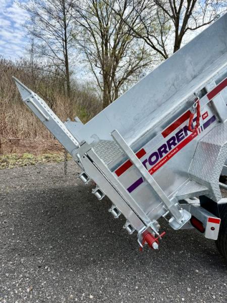 New 2026 N&N 7X16 Galvanized Tri-axle Dump Trailer 21K