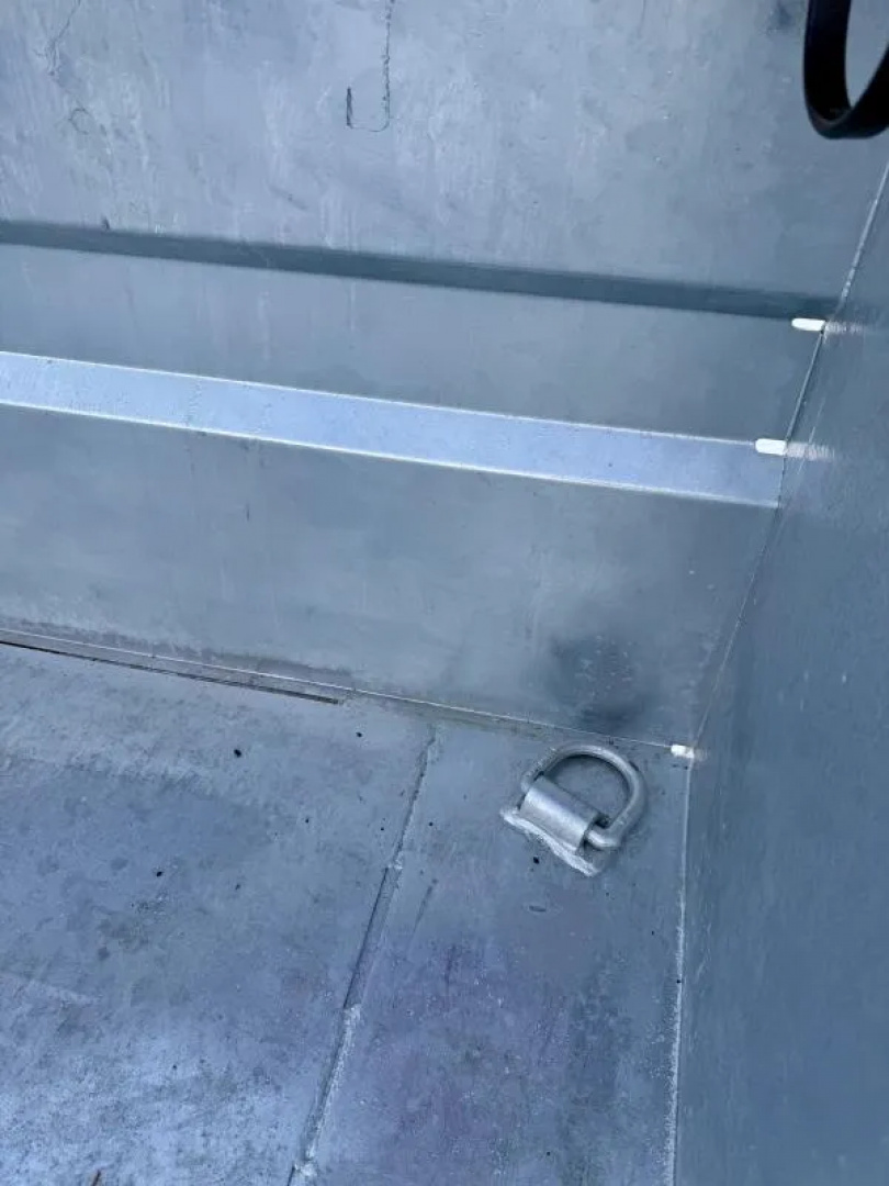 New 2026 N&N 7X14 Galvanized Dump Trailer w/hydraulic jack