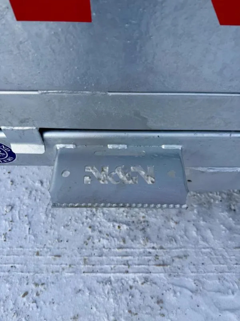 New 2026 N&N 7X14 Galvanized Dump Trailer w/hydraulic jack