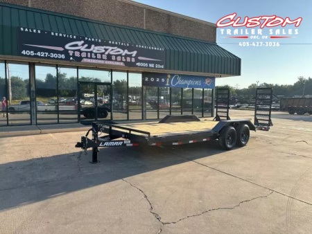 New #144199 2026 LAMAR H6 20 X 102 TANDEM AXLE 14K EQUIPMENT HAULER W/ STAND UP RAMPS