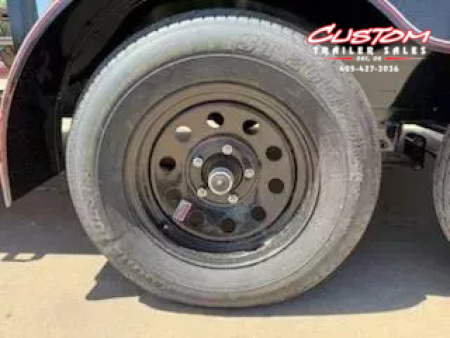 New #144461 2025 MP CUSTOMS 20 X 83 TANDEM AXLE PIPE TOP 7K UTILITY W/ SLIDE IN RAMPS