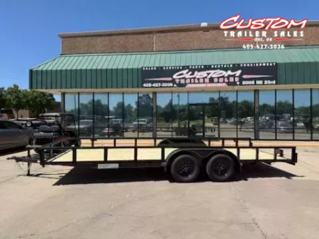 New #144461 2025 MP CUSTOMS 20 X 83 TANDEM AXLE PIPE TOP 7K UTILITY W/ SLIDE IN RAMPS