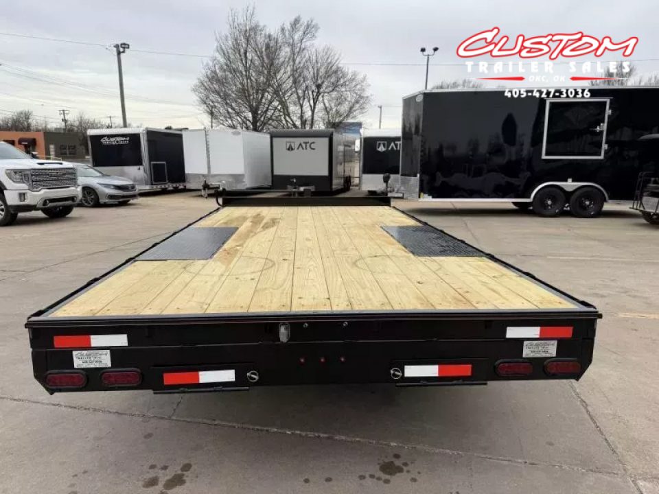 New #144765 2025 MP CUSTOM 16 X 102 TANDEM AXLE 10K DECK OVER W / SLIDE IN RAMPS