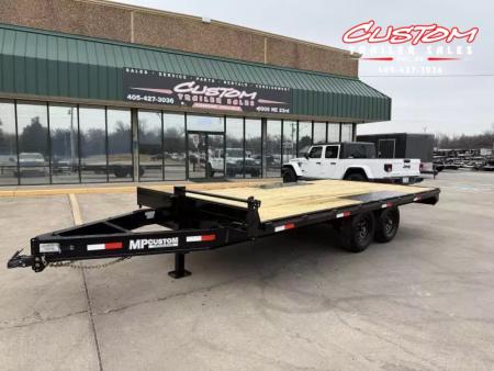 New #144765 2025 MP CUSTOM 16 X 102 TANDEM AXLE 10K DECK OVER W / SLIDE IN RAMPS