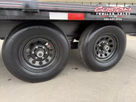 New #144765 2025 MP CUSTOM 16 X 102 TANDEM AXLE 10K DECK OVER W / SLIDE IN RAMPS
