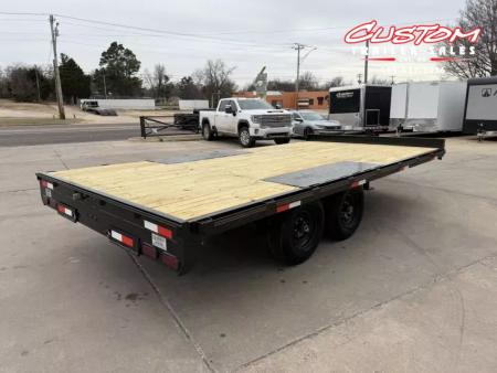New #144765 2025 MP CUSTOM 16 X 102 TANDEM AXLE 10K DECK OVER W / SLIDE IN RAMPS