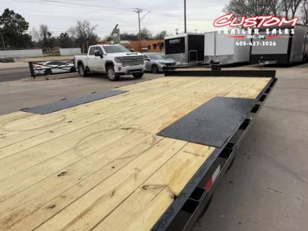 New #144765 2025 MP CUSTOM 16 X 102 TANDEM AXLE 10K DECK OVER W / SLIDE IN RAMPS