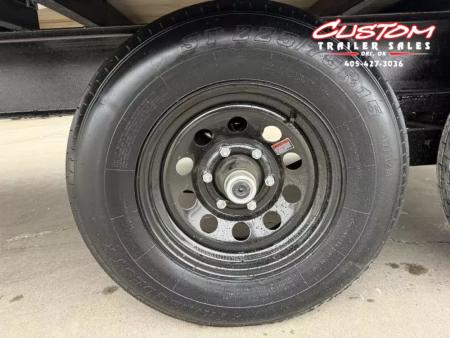 New #144765 2025 MP CUSTOM 16 X 102 TANDEM AXLE 10K DECK OVER W / SLIDE IN RAMPS