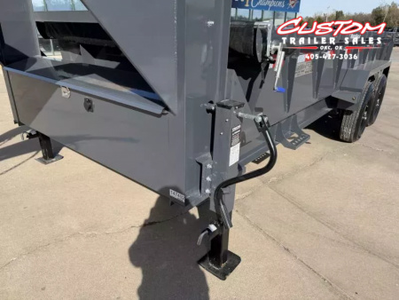 New #147492 2026 LAMAR DL 16 X 83 TANDEM AXLE LOW PRO 14K GOOSENECK DUMP W/ 2' SIDES