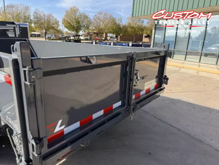 New #147492 2026 LAMAR DL 16 X 83 TANDEM AXLE LOW PRO 14K GOOSENECK DUMP W/ 2' SIDES