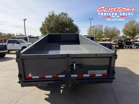 New #147492 2026 LAMAR DL 16 X 83 TANDEM AXLE LOW PRO 14K GOOSENECK DUMP W/ 2' SIDES