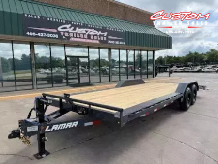 New #14131 2026 LAMAR H6 22 X 102 TANDEM AXLE 14K EQUIPMENT HAULER W/ SLIDE IN RAMPS