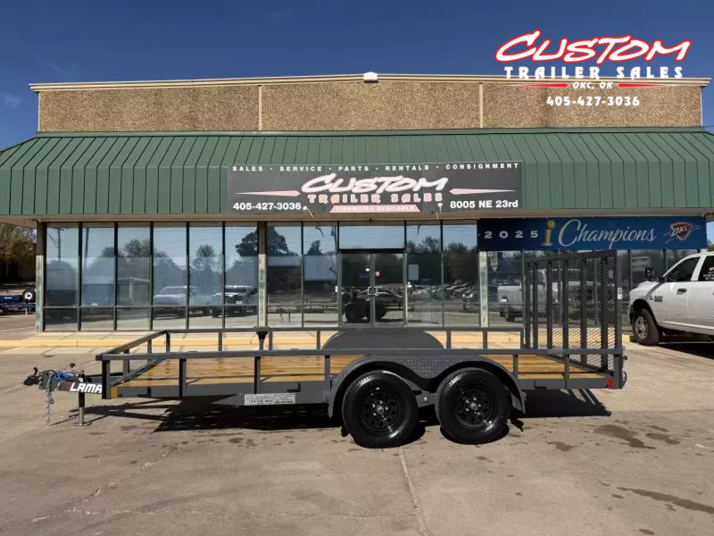 New #155568 2026 LAMAR UC 16 X 83 TANDEM AXLE SQUARE TUBE TOP 7K ...