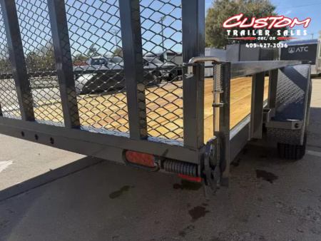 New #148154 2026 LAMAR UC 16 X 83 TANDEM AXLE SQUARE TUBE TOP 7K UTILITY W/ REAR RAMP GATE