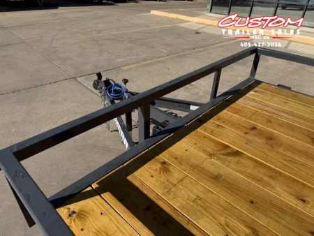 New #148154 2026 LAMAR UC 16 X 83 TANDEM AXLE SQUARE TUBE TOP 7K UTILITY W/ REAR RAMP GATE