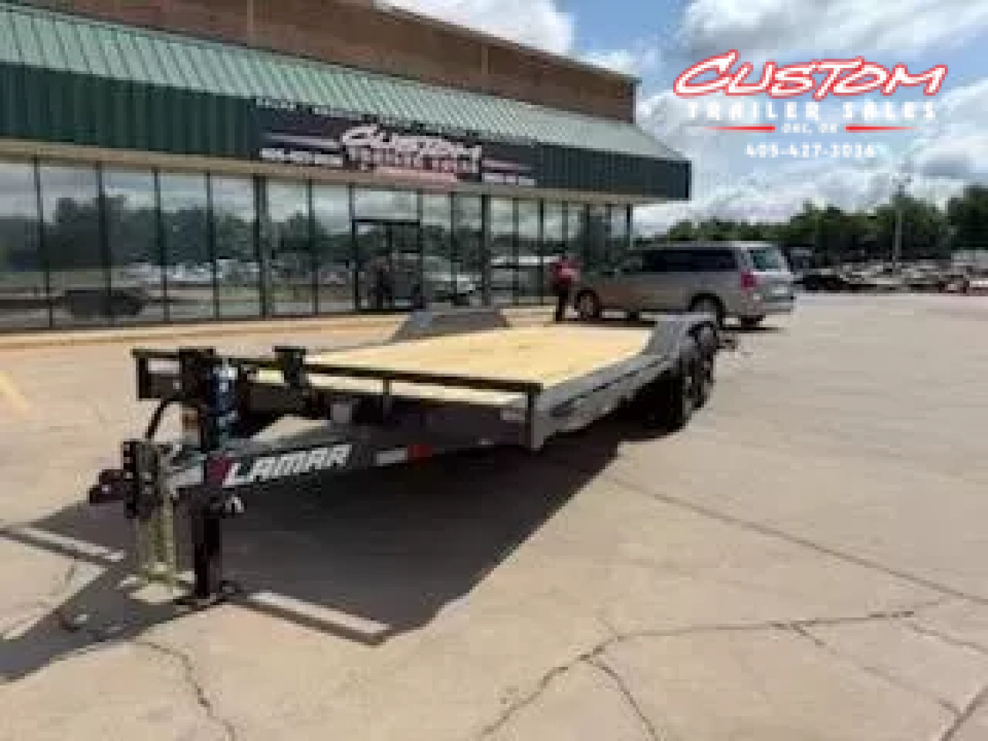 New #148566 2026 LAMAR H6 20 X 102 TANDEM AXLE 14K EQUIPMENT HAULER W/ SLIDE IN RAMPS