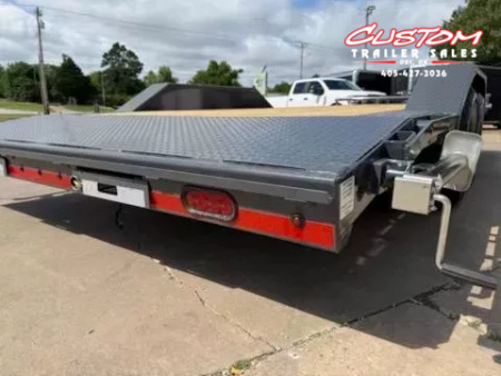 New #148566 2026 LAMAR H6 20 X 102 TANDEM AXLE 14K EQUIPMENT HAULER W/ SLIDE IN RAMPS