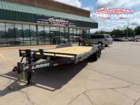 New #148566 2026 LAMAR H6 20 X 102 TANDEM AXLE 14K EQUIPMENT HAULER W/ SLIDE IN RAMPS