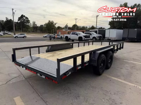New #149199 2026 LAMAR U5 20 X 83 TANDEM AXLE SQUARE TUBE TOP 10K UTILITY W/ 2' DOVE & SLIDE IN RAMPS