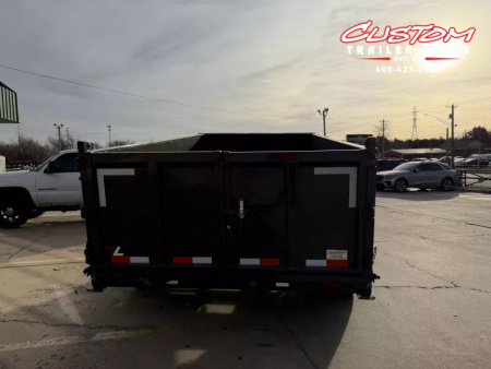 New #150304 2026 LAMAR DL 14 X 83 TANDEM AXLE LOW PRO 14K BUMPER PULL DUMP W/ 3' SIDES