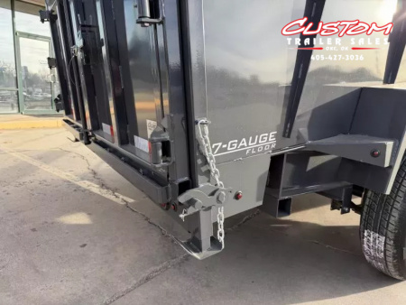 New #150304 2026 LAMAR DL 14 X 83 TANDEM AXLE LOW PRO 14K BUMPER PULL DUMP W/ 3' SIDES