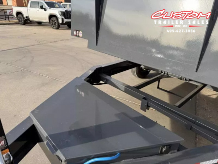 New #150304 2026 LAMAR DL 14 X 83 TANDEM AXLE LOW PRO 14K BUMPER PULL DUMP W/ 3' SIDES