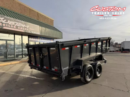 New #150304 2026 LAMAR DL 14 X 83 TANDEM AXLE LOW PRO 14K BUMPER PULL DUMP W/ 3' SIDES