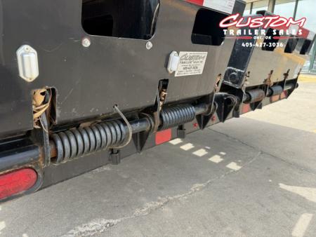 Used #242638 USED 2021 DIAMOND C FMAX210 25 X 102 DUAL TANDEM AXLE 20K FLATBED GOOSENECK W/ MAX RAMPS