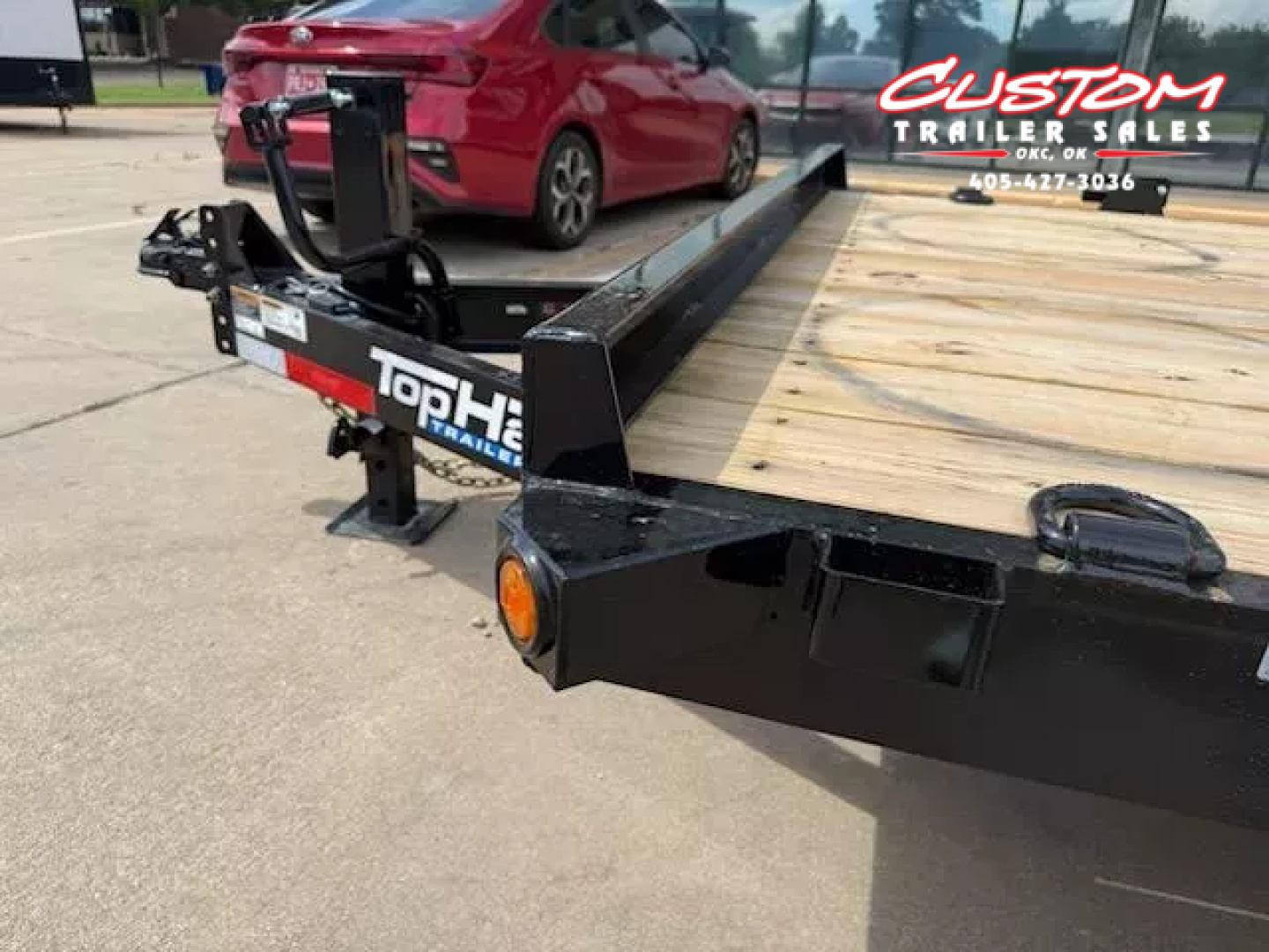 New #252693 2025 TOP HAT TDS 22 X 83 TANDEM AXLE 14K EQUIPMENT TILT TRAILER
