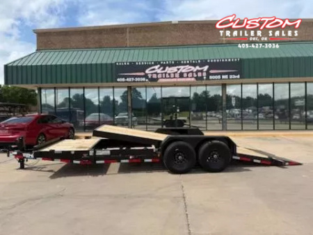 New #252693 2025 TOP HAT TDS 22 X 83 TANDEM AXLE 14K EQUIPMENT TILT TRAILER