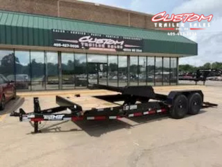 New #252693 2025 TOP HAT TDS 22 X 83 TANDEM AXLE 14K EQUIPMENT TILT TRAILER