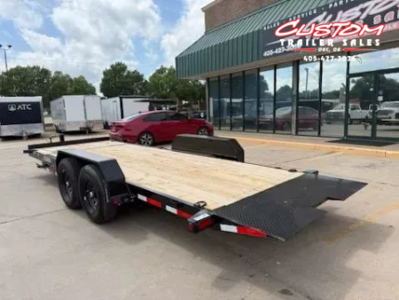 New #252693 2025 TOP HAT TDS 22 X 83 TANDEM AXLE 14K EQUIPMENT TILT TRAILER