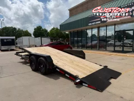 New #252693 2025 TOP HAT TDS 22 X 83 TANDEM AXLE 14K EQUIPMENT TILT TRAILER
