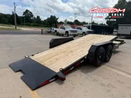New #252693 2025 TOP HAT TDS 22 X 83 TANDEM AXLE 14K EQUIPMENT TILT TRAILER