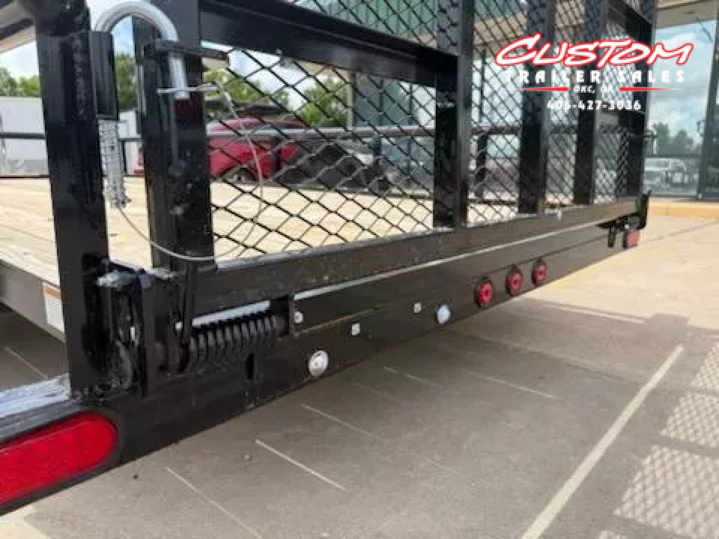 New #252896 2025 TOP HAT DSP 14 X 77 SINGLE AXLE PIPE TOP 3K UTILITY W/ REAR RAMP GATE