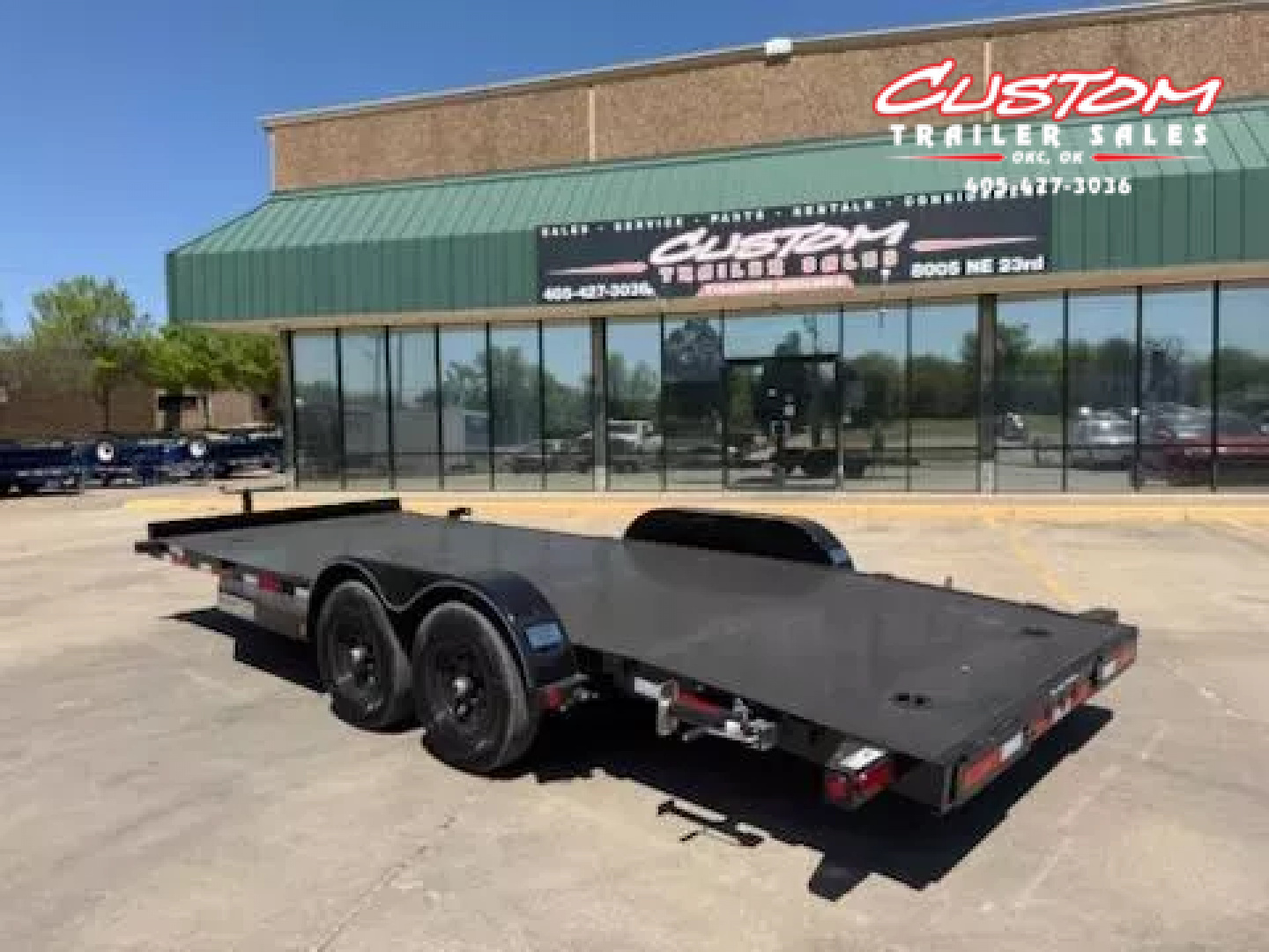 New #253187 2025 TOP HAT HDASCH 20 X 83 TANDEM AXLE 10K STEEL FLOOR CAR HAULER