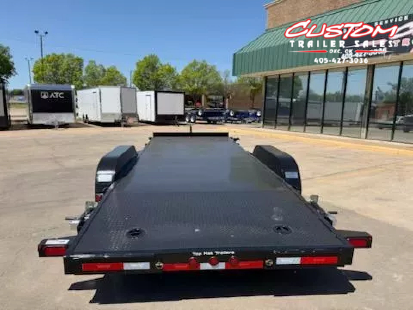 New #253187 2025 TOP HAT HDASCH 20 X 83 TANDEM AXLE 10K STEEL FLOOR CAR HAULER