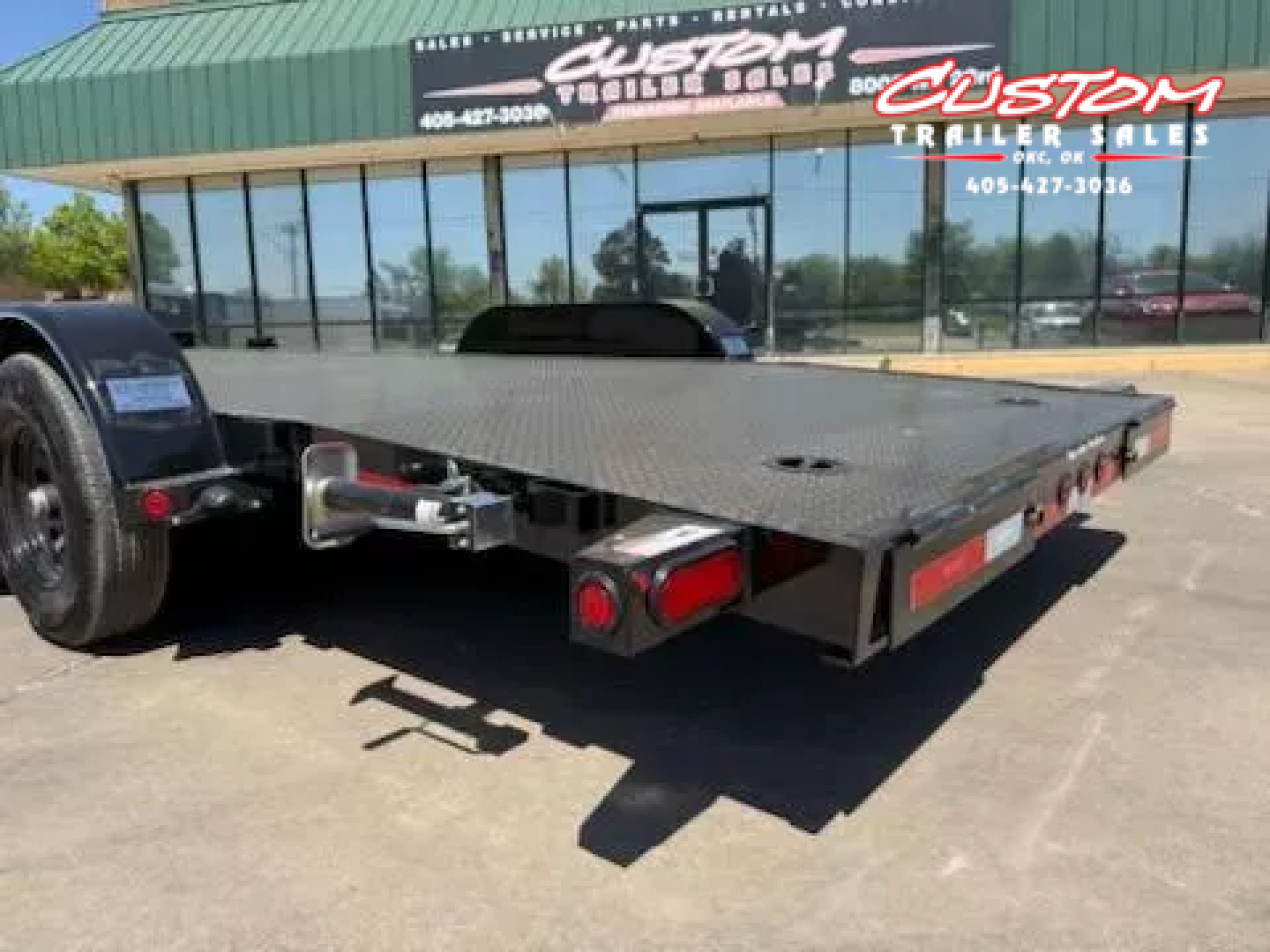New #253187 2025 TOP HAT HDASCH 20 X 83 TANDEM AXLE 10K STEEL FLOOR CAR HAULER