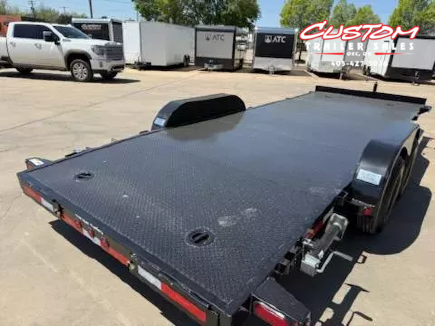 New #253187 2025 TOP HAT HDASCH 20 X 83 TANDEM AXLE 10K STEEL FLOOR CAR HAULER